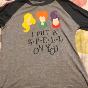 Grey hocus locus t- shirt